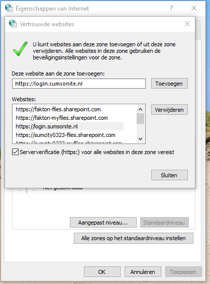 Website toevoegen